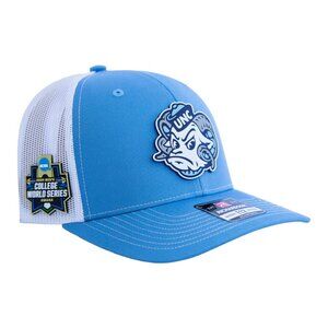 North Carolina Tar Heels 2024 Men's College World Series 3D Snapback Trucker Hat